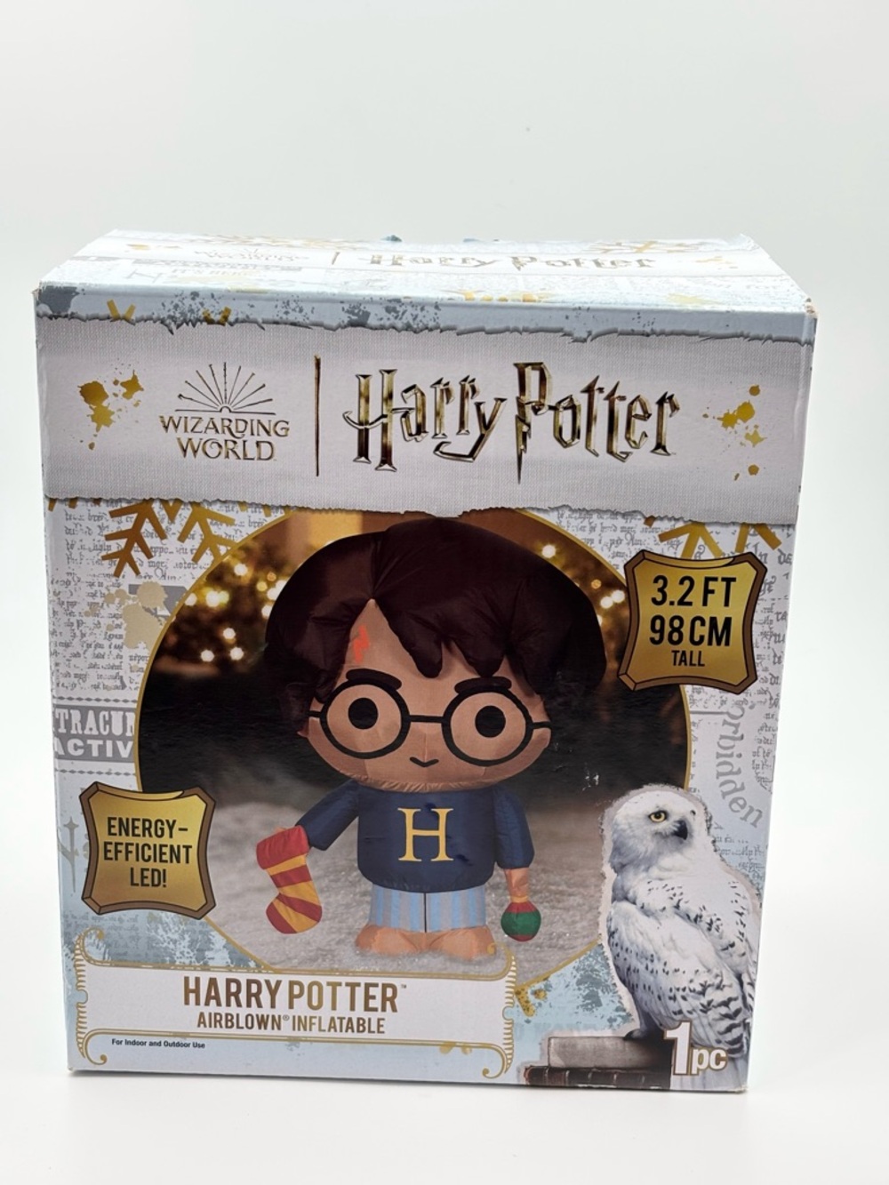 Christmas Inflatable Airblown‎ Inflatable Harry Potter with Stocking  NEW